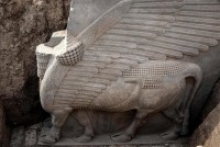 اكتشاف-ثور-مجنّح-عمره-2700-سنة-في-العراق