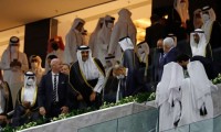 أمير-قطر-يرحب-بكل-العرب-في-الدوحة-مع-انطلاق-أول-بطولة-عربية-تحت-مظلة-الفيفا